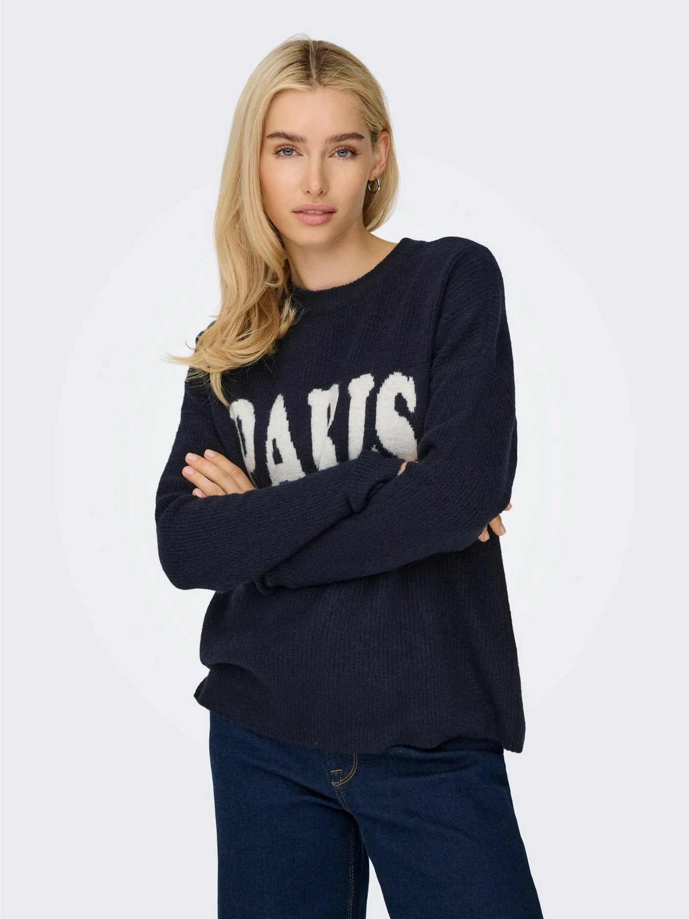 Свитры и кардиганы Only JERICO L/S PULLOVER модель 15339731_Dark Navy CD PARIS Свитры и кардиганы Only JERICO L/S PULLOVER модель 15339731_Dark Navy CD PARIS Фото
