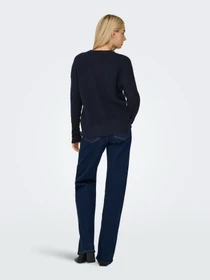 Свитры и кардиганы Only JERICO L/S PULLOVER модель 15339731_Dark Navy CD PARIS Фото