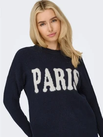 Свитры и кардиганы Only JERICO L/S PULLOVER модель 15339731_Dark Navy CD PARIS Фото