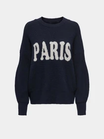 Свитры и кардиганы Only JERICO L/S PULLOVER модель 15339731_Dark Navy CD PARIS Фото