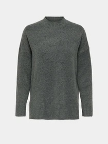 Свитры и кардиганы Only HAZEL LS HIGHNECK OVERS PULL K модель 15352853_Balsam Green Melange Фото