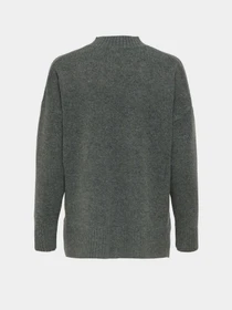 Свитры и кардиганы Only HAZEL LS HIGHNECK OVERS PULL K модель 15352853_Balsam Green Melange Фото