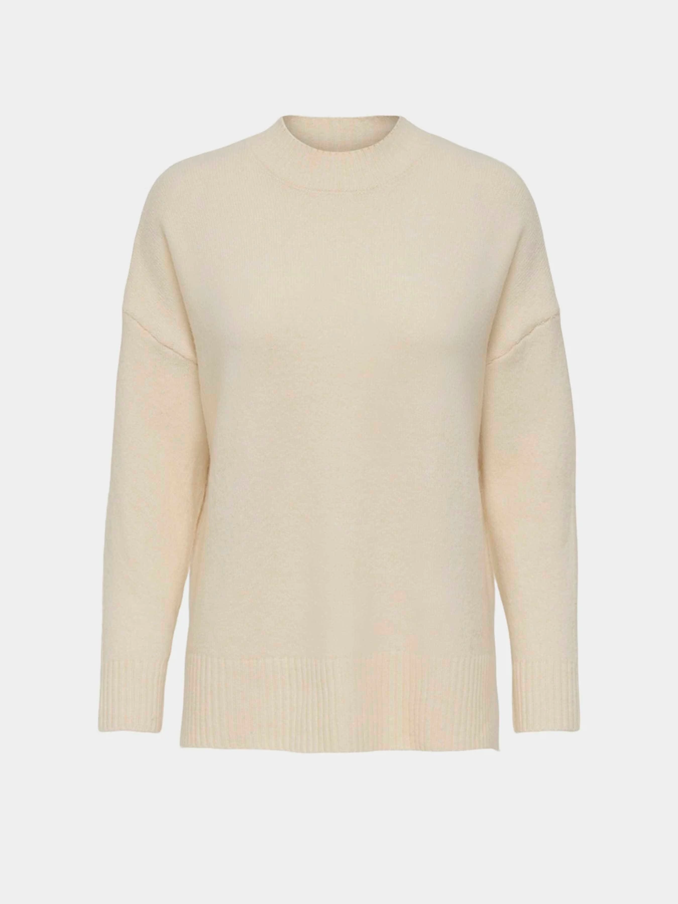 Светри та кардигани Only HAZEL LS HIGHNECK OVERS PULL K модель 15352853_Whitecap Gray Melange Светри та кардигани Only HAZEL LS HIGHNECK OVERS PULL K модель 15352853_Whitecap Gray Melange Фото