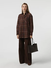 Сорочки Only JULIANA LIFE LS LOOSE CHECK SH модель 15356763_Shopping Bag TEXANA Фото