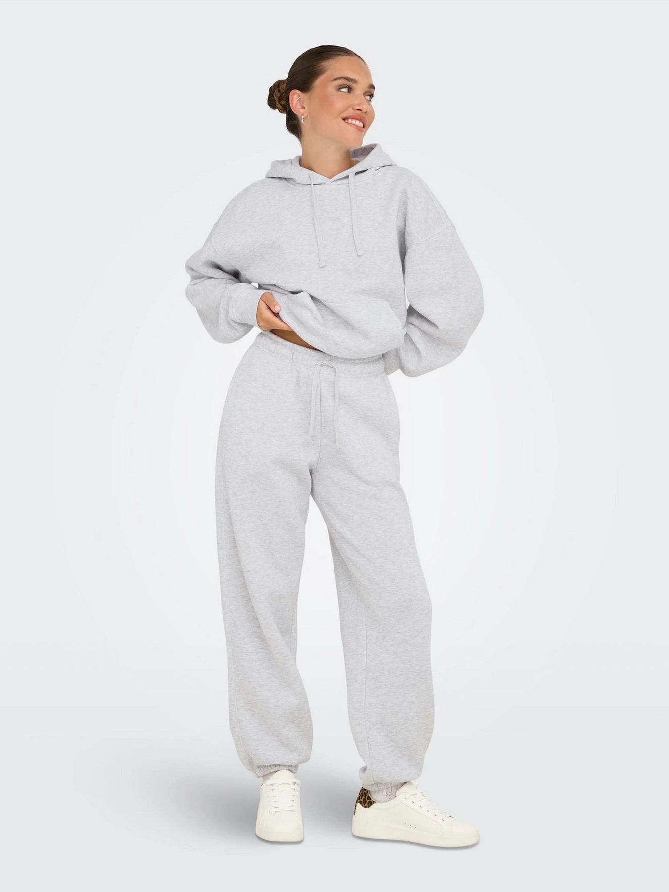 Штани Only BEST CUFF PANT модель 15357504_Light Grey Melange Штани Only BEST CUFF PANT модель 15357504_Light Grey Melange Фото