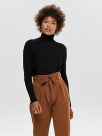 Свитры и кардиганы Only VENICE LIFE LS ROLL PULLOVER модель 15183772_Black Фото