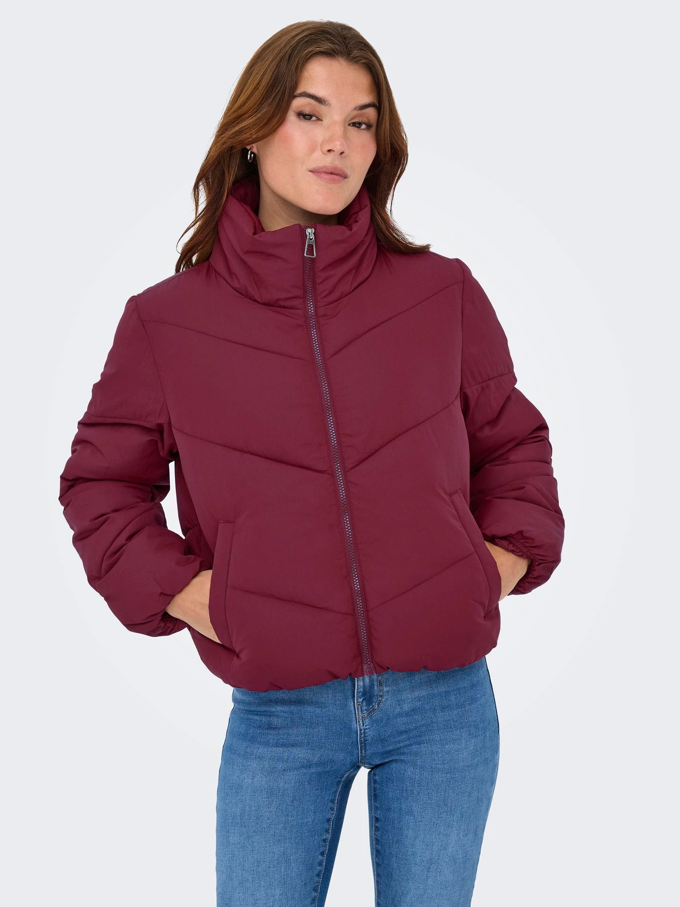 Куртки та дублянки Only MAGGI LIFE SOLID PUFFER модель 15308639_Cabernet Фото