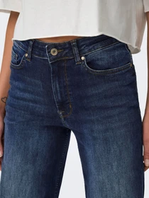 Джинсы Only MADISON BLUSH HW WIDE DNM модель 15318405_Dark Blue Denim Фото