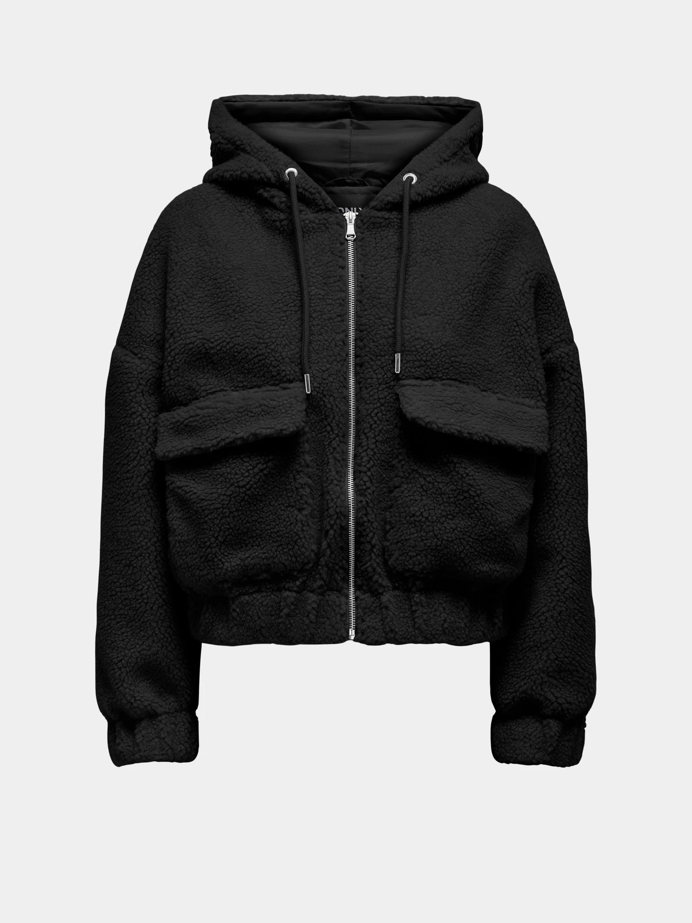 Куртки и дубленки Only TANJA TEDDY HOOD JACKET модель 15335779_Black Куртки и дубленки Only TANJA TEDDY HOOD JACKET модель 15335779_Black Фото