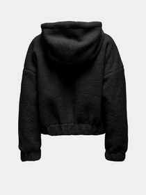 Куртки и дубленки Only TANJA TEDDY HOOD JACKET модель 15335779_Black Фото
