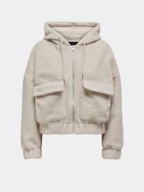 Куртки и дубленки Only TANJA TEDDY HOOD JACKET модель 15335779_Pumice Stone Фото