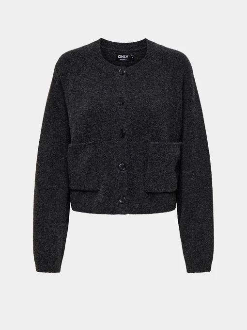 Свитры и кардиганы Only PIEMONTE L/S CARDIGAN модель 15344118_Dark Grey Melange Фото