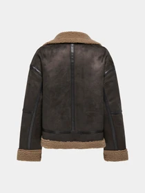 Куртки и дубленки Only KENDRA LIFE BOND OVERSIZJACKET модель 15348991_Chocolate Torte COCOA CRÉM Фото