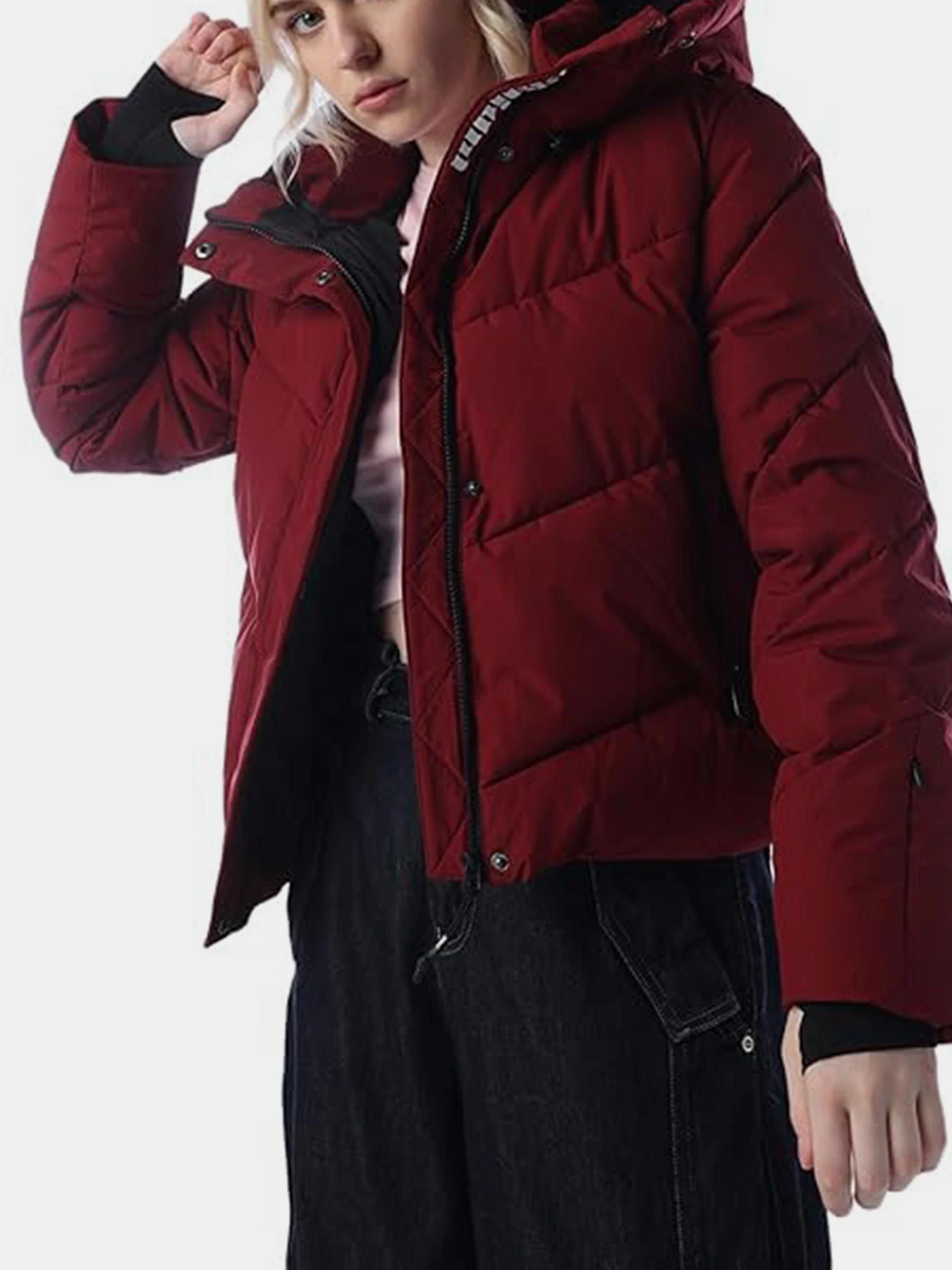 Куртки и дубленки Only HARPER LIFE SHORT PREMIUM JACK модель 15352037_Cabernet Фото