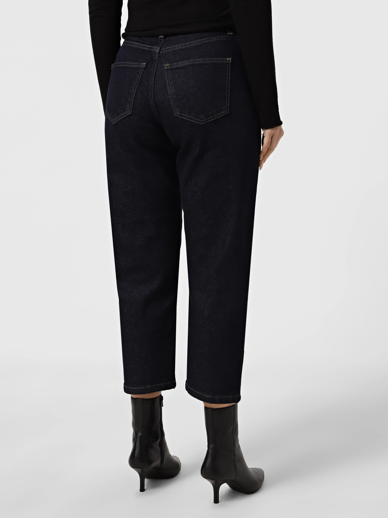 Джинси Only EMILY HW MOM CROP DNM модель 15356761_Dark Blue Denim RINSE Фото