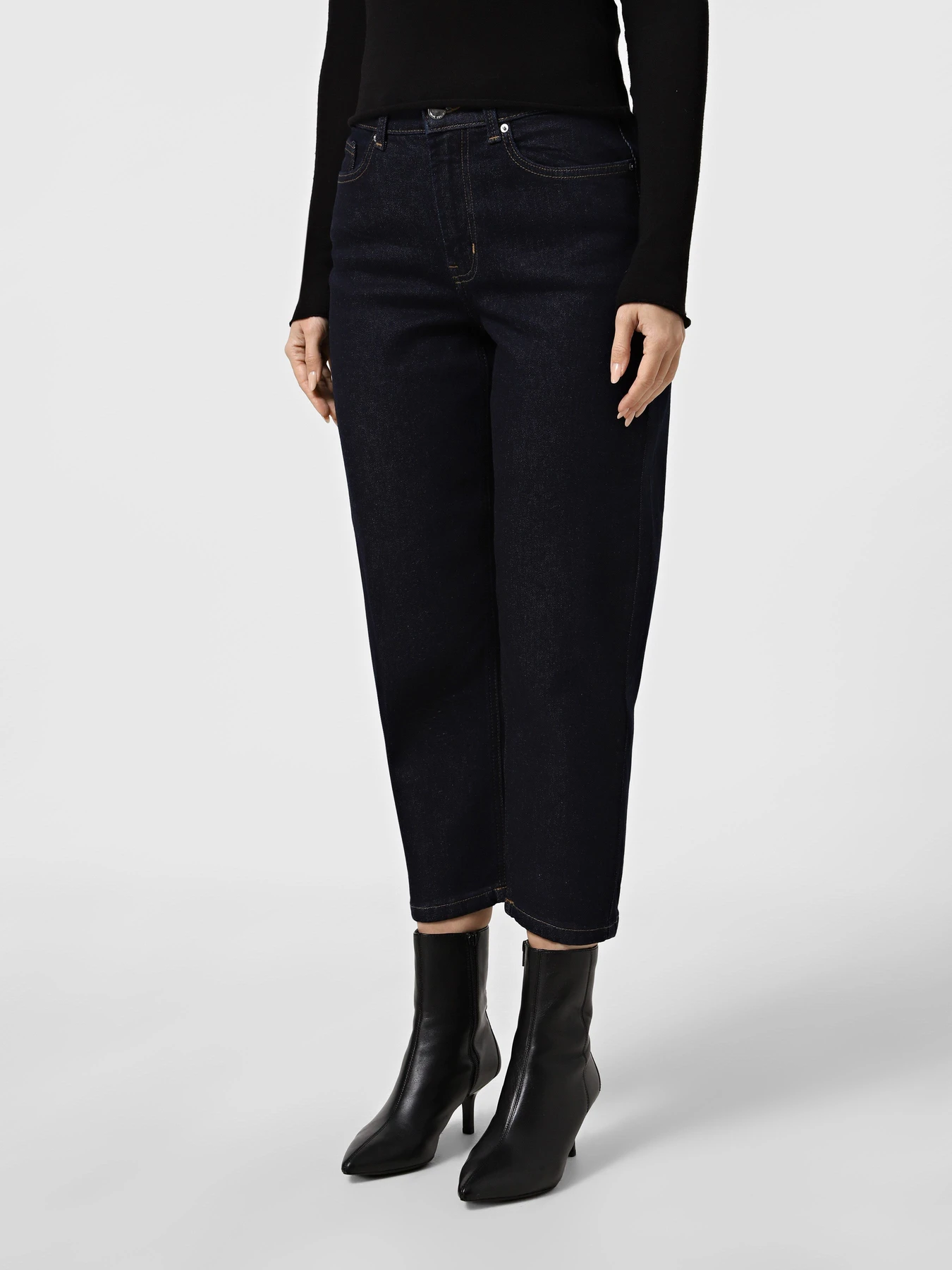 Джинси Only EMILY HW MOM CROP DNM модель 15356761_Dark Blue Denim RINSE Фото