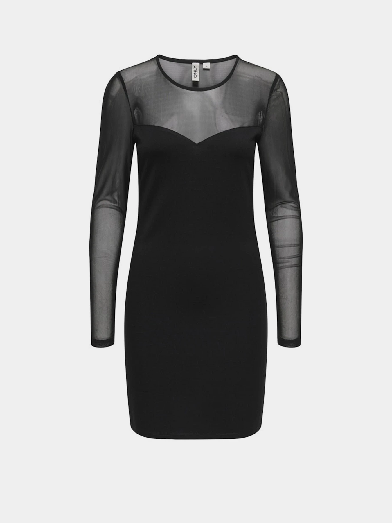 Платья Only HEART-BECKI L/S MIX BODYCONDRE модель 15358439_Black Фото