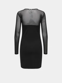 Платья Only HEART-BECKI L/S MIX BODYCONDRE модель 15358439_Black Фото
