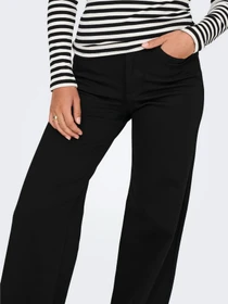 Джинсы Only MADISON BLUSH HW WIDE DNM модель 15301338_Black Denim Фото
