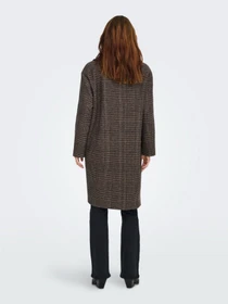 Пальто и плащи Only MADISON LIFE CHECK COAT модель 15349086_Seal Brown Check Фото
