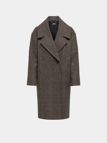 Пальто и плащи Only MADISON LIFE CHECK COAT модель 15349086_Seal Brown Check Фото