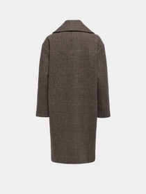 Пальто и плащи Only MADISON LIFE CHECK COAT модель 15349086_Seal Brown Check Фото