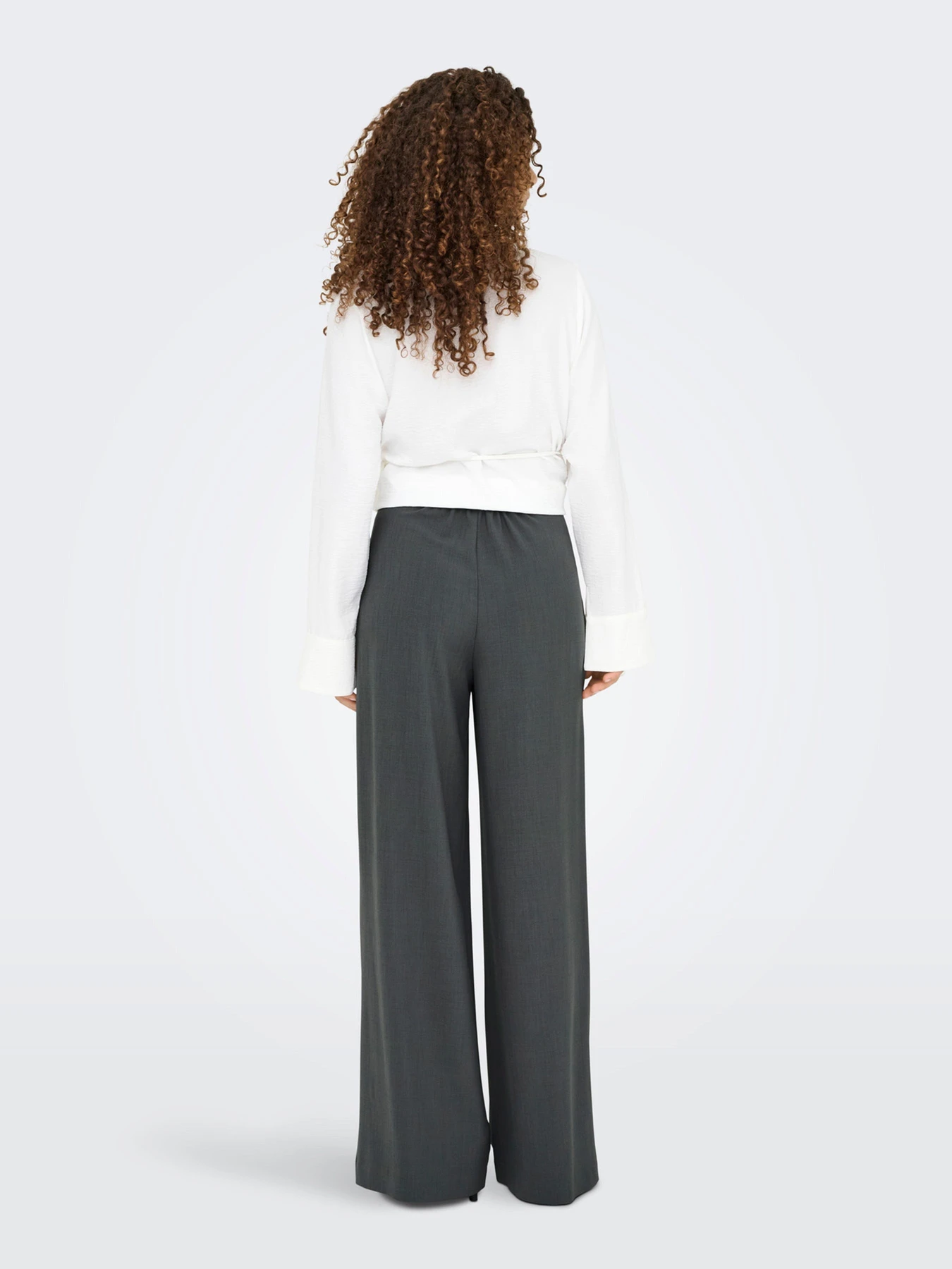 Штани Only SVEA LIFE HW WIDE PANT модель 15351068_Dark Grey Melange Штани Only SVEA LIFE HW WIDE PANT модель 15351068_Dark Grey Melange Фото
