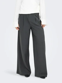 Брюки Only SVEA LIFE HW WIDE PANT модель 15351068_Dark Grey Melange Фото