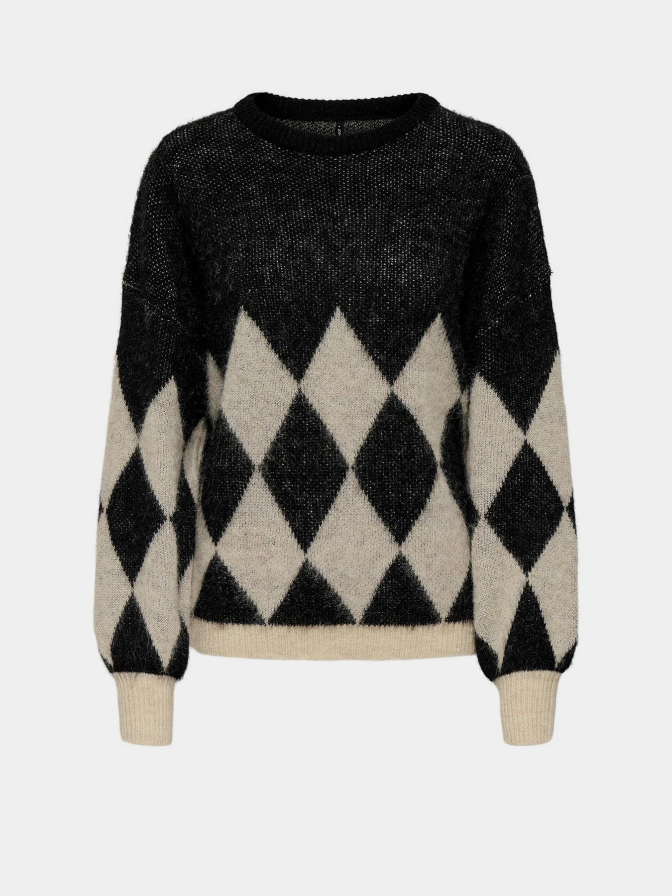 Светри та кардигани Only NOEME LIFE LS JQ O-NECK KNT модель 15353226_Black Biscotti/Melange/Har Светри та кардигани Only NOEME LIFE LS JQ O-NECK KNT модель 15353226_Black Biscotti/Melange/Har Фото