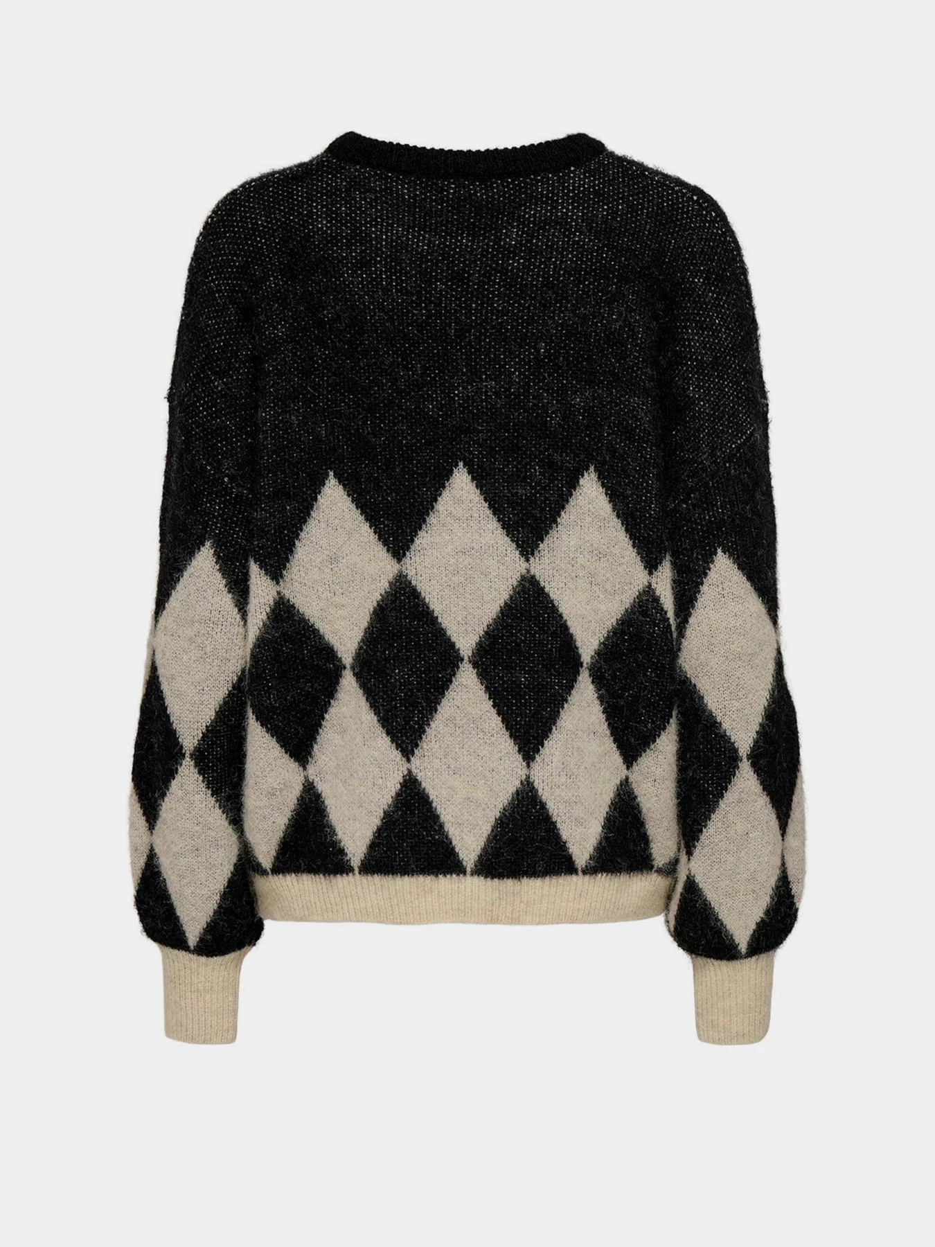 Светри та кардигани Only NOEME LIFE LS JQ O-NECK KNT модель 15353226_Black Biscotti/Melange/Har Светри та кардигани Only NOEME LIFE LS JQ O-NECK KNT модель 15353226_Black Biscotti/Melange/Har Фото