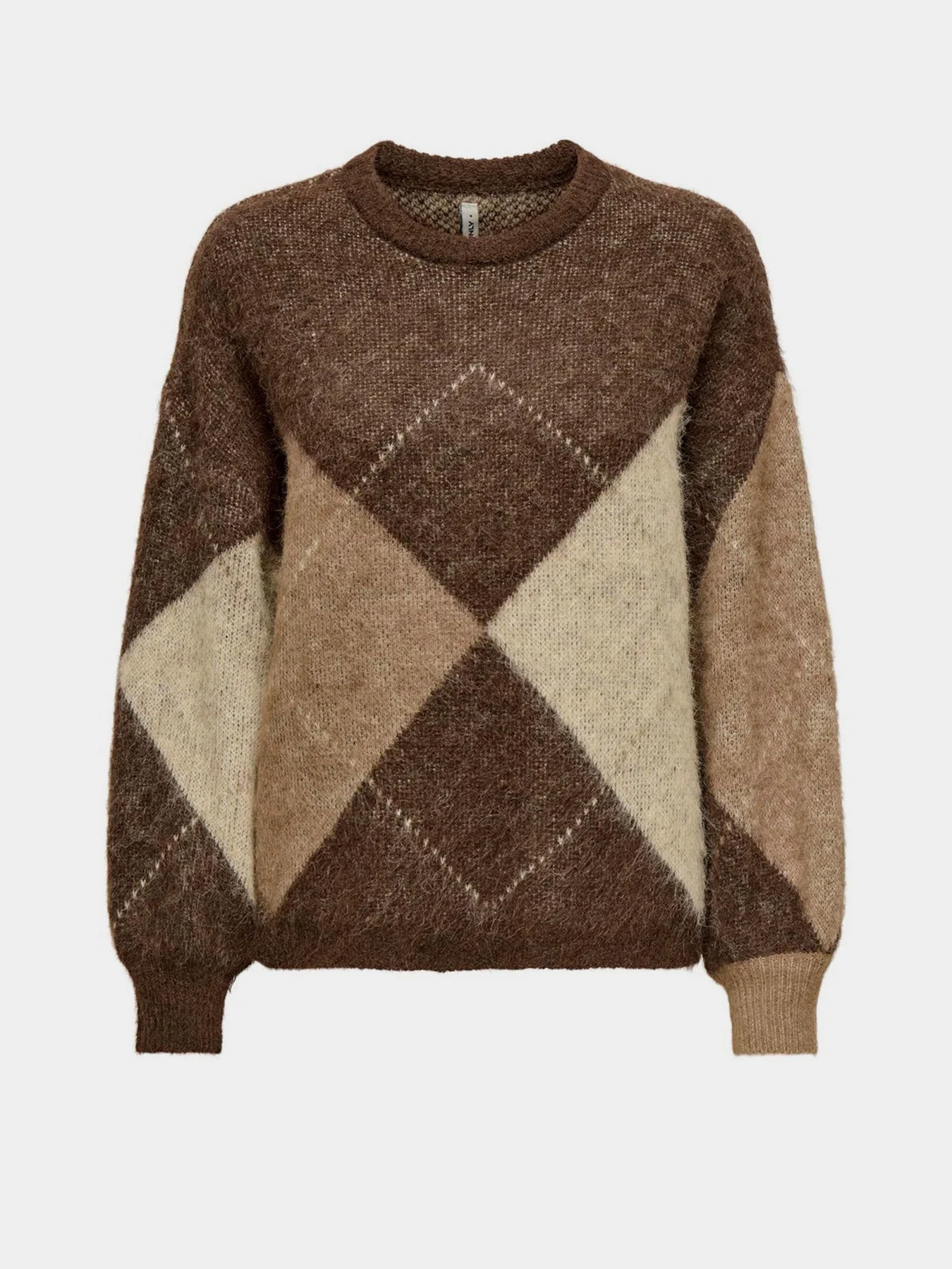 Светри та кардигани Only NOEME LIFE LS JQ O-NECK KNT модель 15353226_Chestnut Biscotti/Melange/ Светри та кардигани Only NOEME LIFE LS JQ O-NECK KNT модель 15353226_Chestnut Biscotti/Melange/ Фото