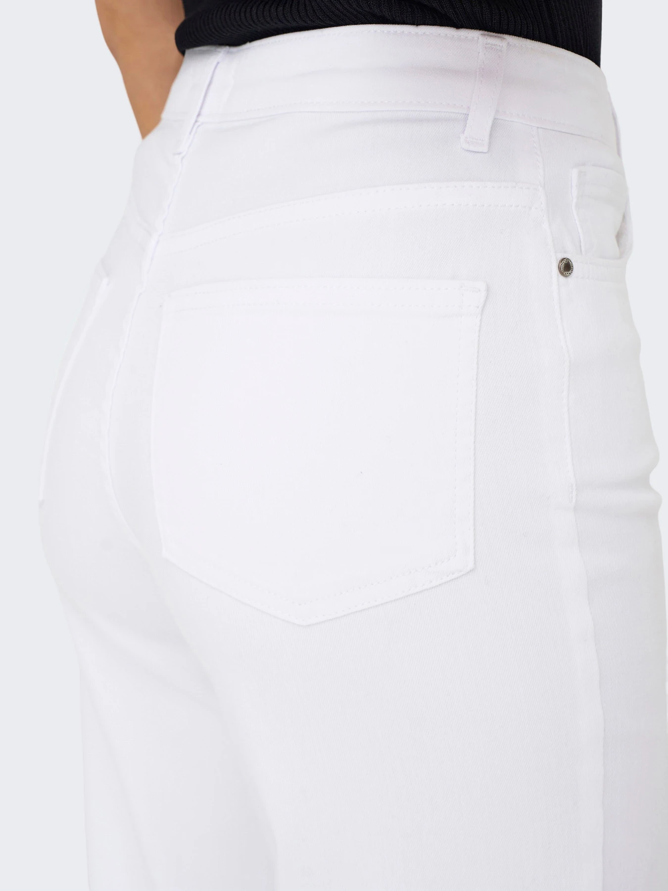 Джинсы Only MADISON BLUSH HW WIDE DNM модель 15310632_White Фото