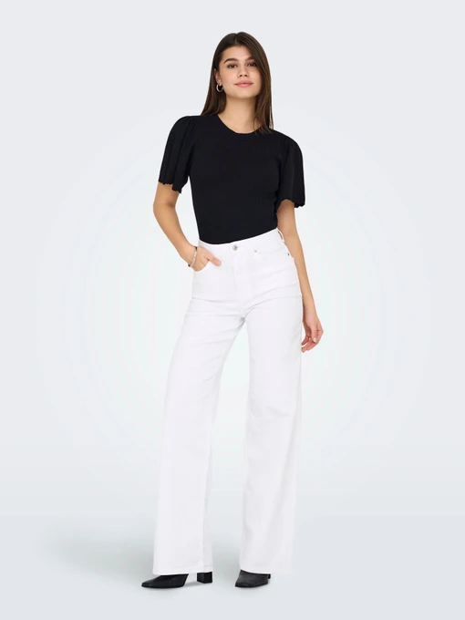 Бавовняні Жіночі Широкі джинси Only MADISON BLUSH HW WIDE DNM фото 3