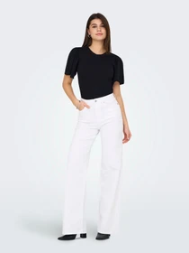 Джинсы Only MADISON BLUSH HW WIDE DNM модель 15310632_White Фото