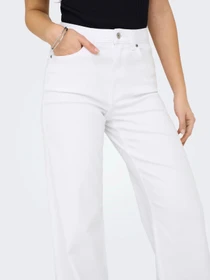 Джинсы Only MADISON BLUSH HW WIDE DNM модель 15310632_White Фото