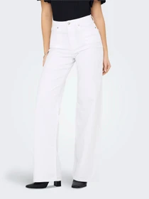 Джинси Only MADISON BLUSH HW WIDE DNM модель 15310632_White Фото