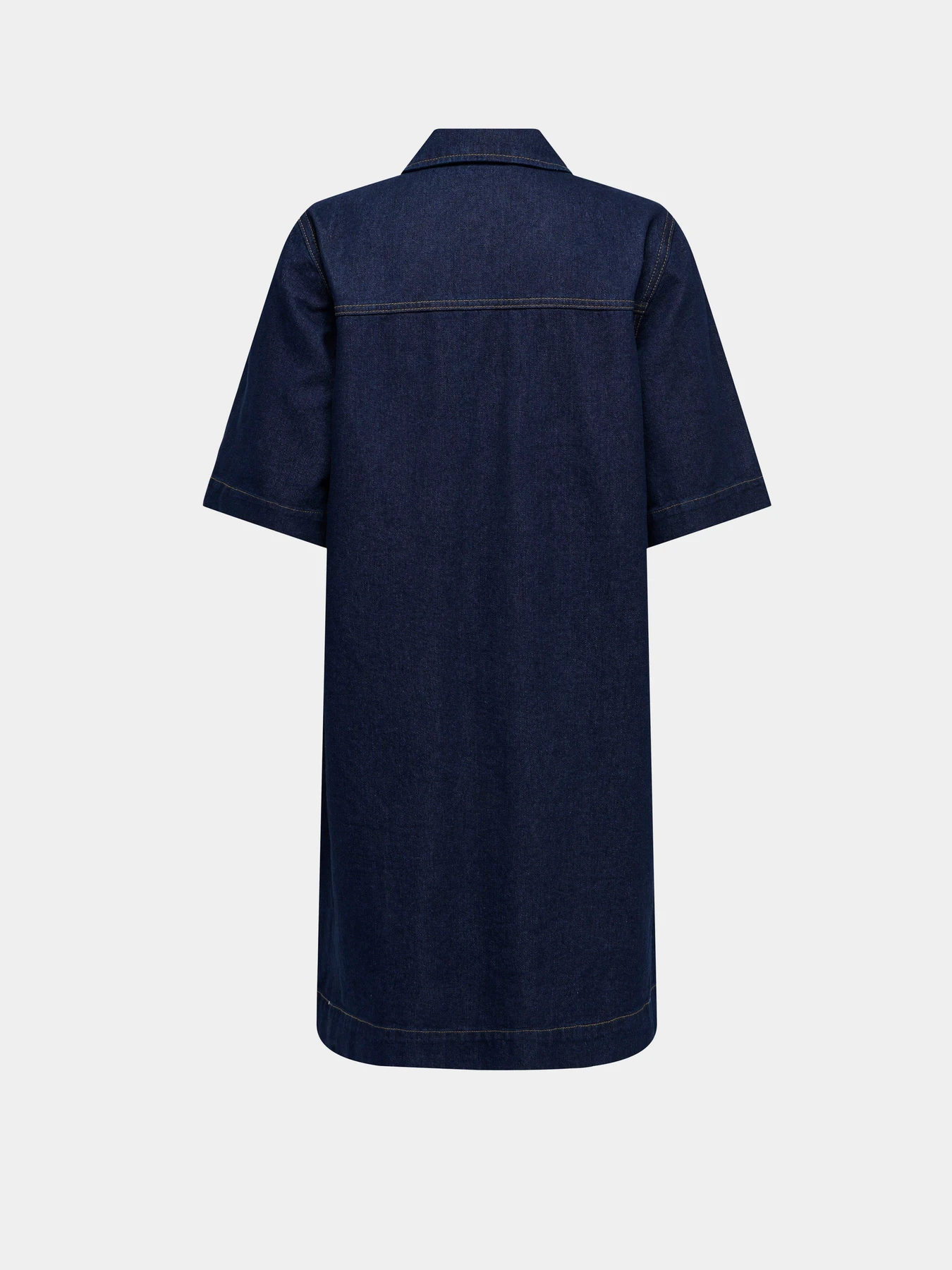 Платья Only BELLE S/S BUTTON DRESS модель 15324384_Dark Blue Denim Фото