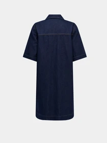 Платья Only BELLE S/S BUTTON DRESS модель 15324384_Dark Blue Denim Фото