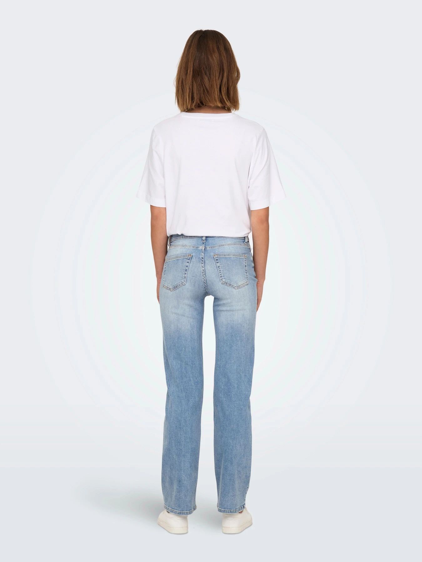 Джинси Only BLUSH MID STRAIGHT DNM модель 15337794_Light Blue Denim Фото
