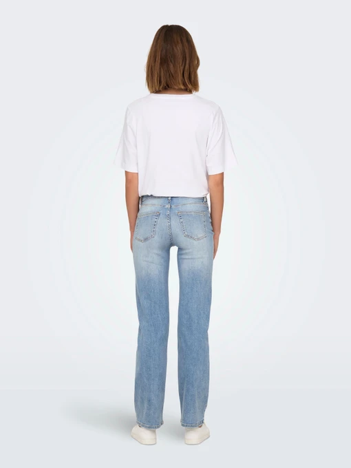Бавовняні Жіночі Прямі джинси Only BLUSH MID STRAIGHT DNM фото 2