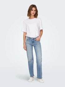Джинси Only BLUSH MID STRAIGHT DNM модель 15337794_Light Blue Denim Фото