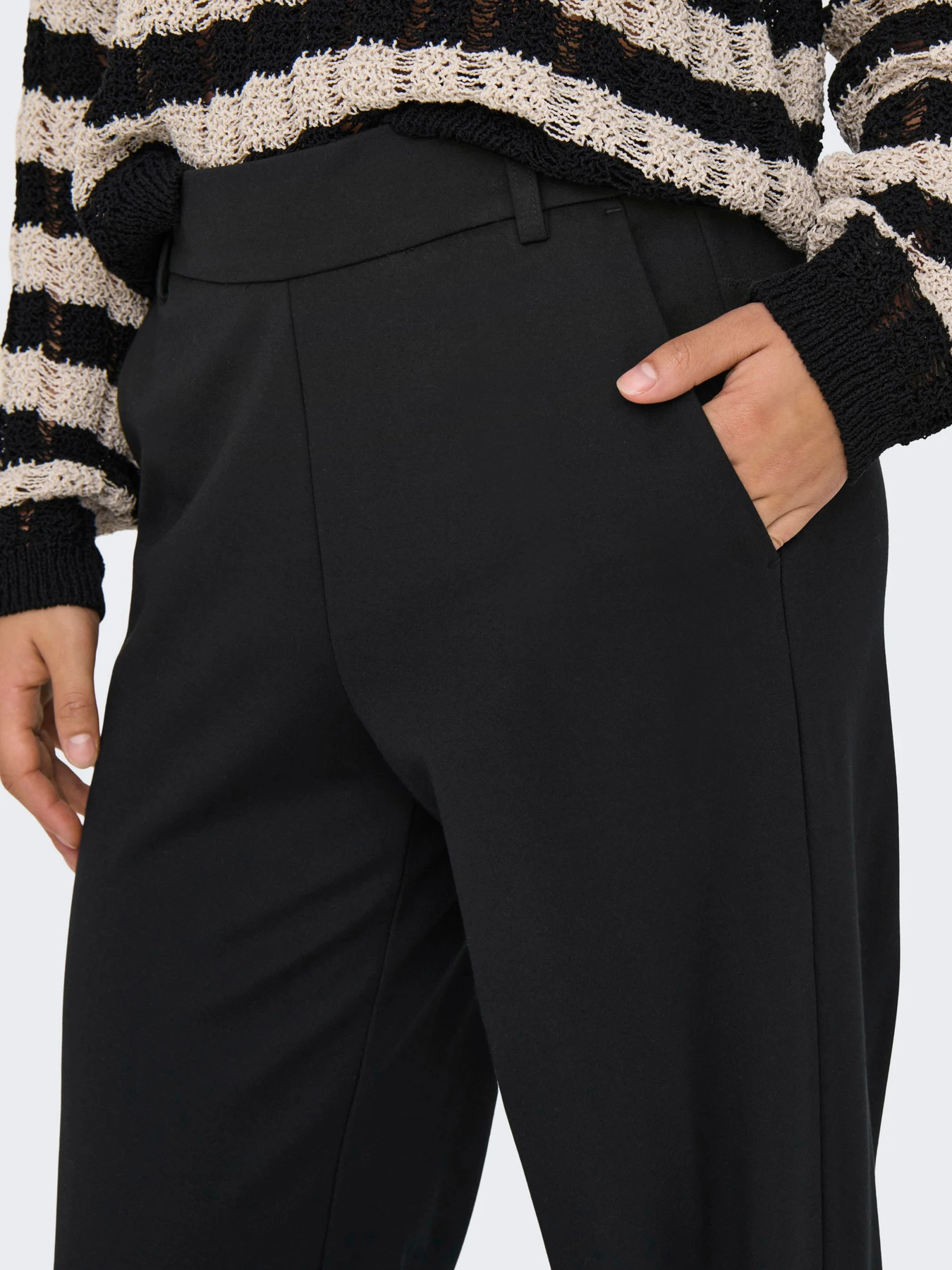 Брюки Only POPTRASH LIFE MW STRAIGHT PNT модель 15341829_Black Брюки Only POPTRASH LIFE MW STRAIGHT PNT модель 15341829_Black Фото