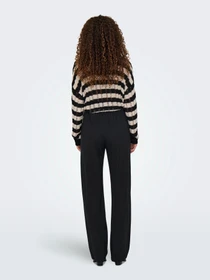 Брюки Only POPTRASH LIFE MW STRAIGHT PNT модель 15341829_Black Фото