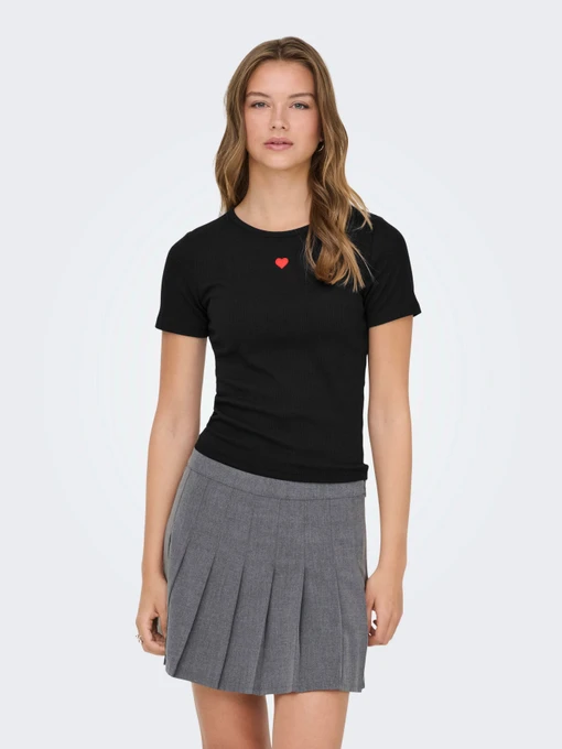 Жіноча Футболка Only ELVA JUNE EMB S/S TEE JRS