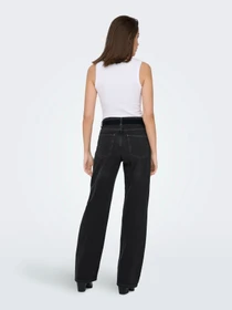 Джинси Only MADDIE-O HW WIDE DNM модель 15346244_Washed Black Фото