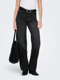 Джинси Only MADDIE-O HW WIDE DNM модель 15346244_Washed Black Фото