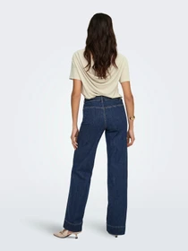 Джинси Only MADISON HW WIDE ROSE BELT модель 15361153_Dark Blue Denim Фото