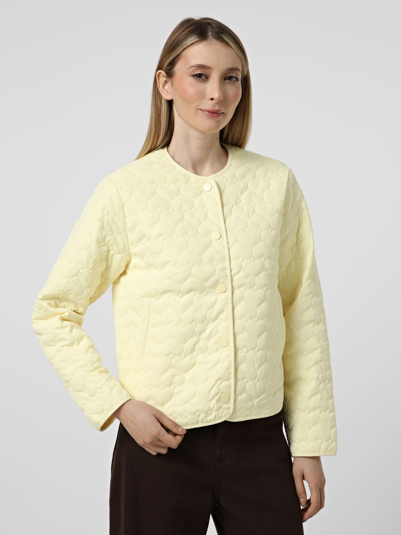 Куртки та дублянки Only HEART LIFE QUILTED JACKET модель 15366265_Double Cream Куртки та дублянки Only HEART LIFE QUILTED JACKET модель 15366265_Double Cream Фото