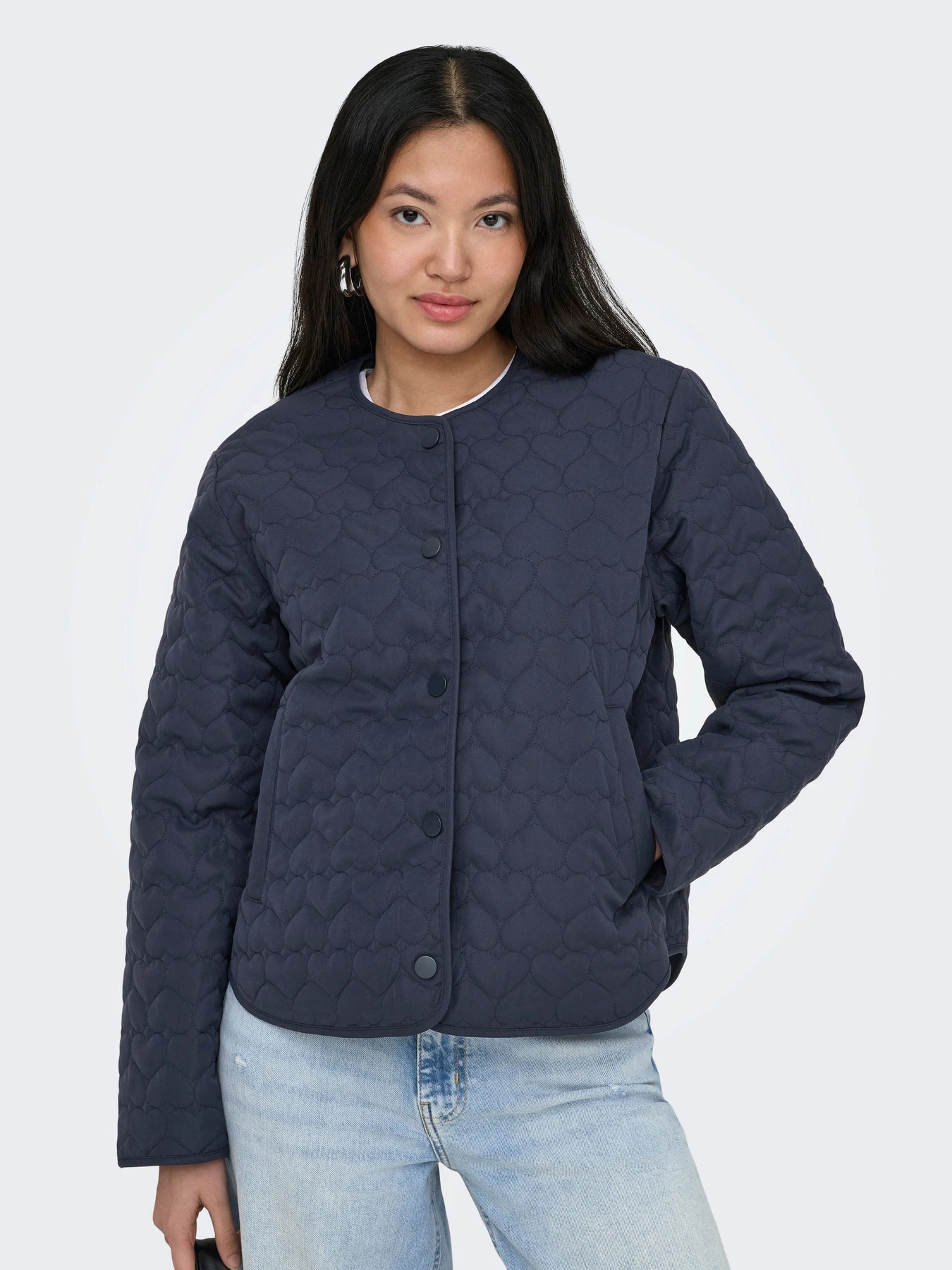 Куртки та дублянки Only HEART LIFE QUILTED JACKET модель 15366265_Night Sky Фото