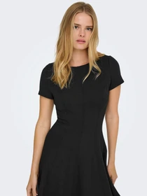 Платья Only KENYA S/S FLARED DRESS модель 15370506_Black Фото